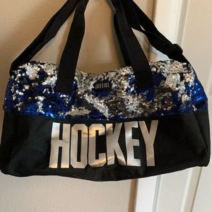 Hockey bag flip sequence